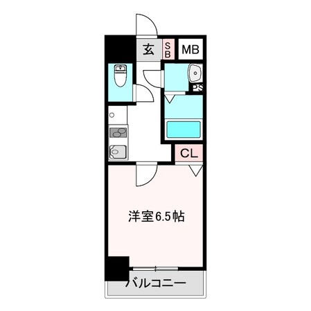 天王寺駅 徒歩4分 11階の物件間取画像